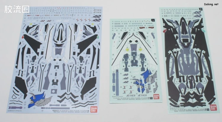 万代超时空要塞系列拼装模型 1比72 VF-31F 齐格菲里德(梅萨·伊雷菲尔特机） - 图片